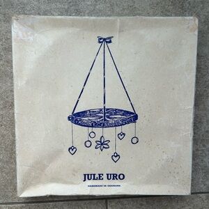 Vintage JULE URO Holiday Christmas  Mobile Handmade in Denmark With Box